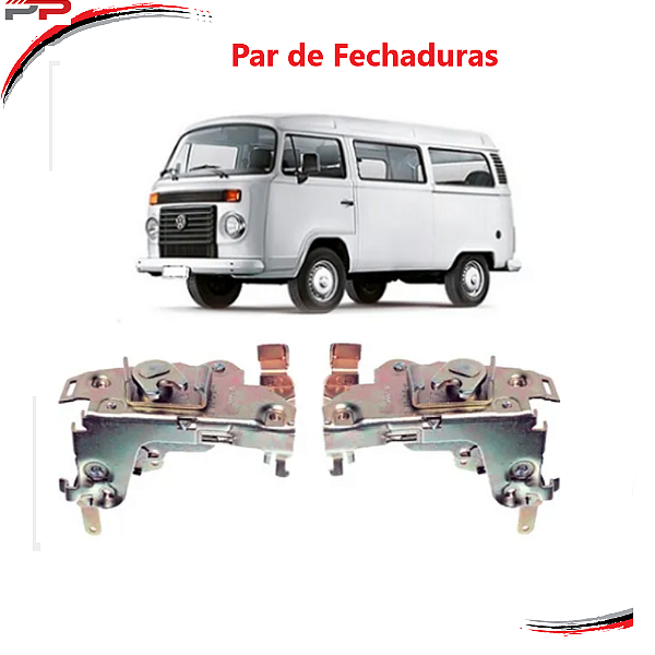 Par Fechaduras Dianteiras Kombi 1975 A 2013 Woker Delivery - UN / 2 [F103]