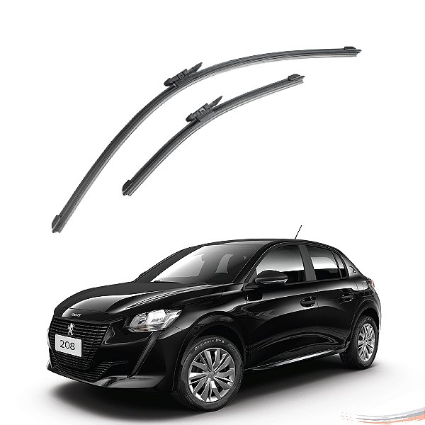 Par De Palhetas Dianteiras 26"/15" Peugeot 208 Punto Após 07 [F103]