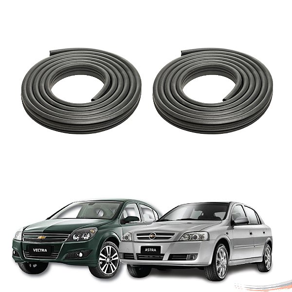 Par Borracha Porta C/ Aba Astra Vectra 95 A 11 Linha Premium - UN / 2 [F103]