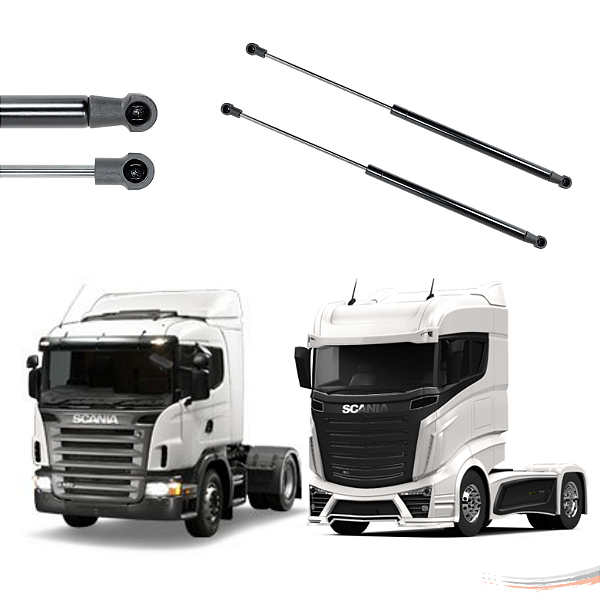 Par Amortecedores Porta Objeto Ext Scania Linhas G E R [F103]