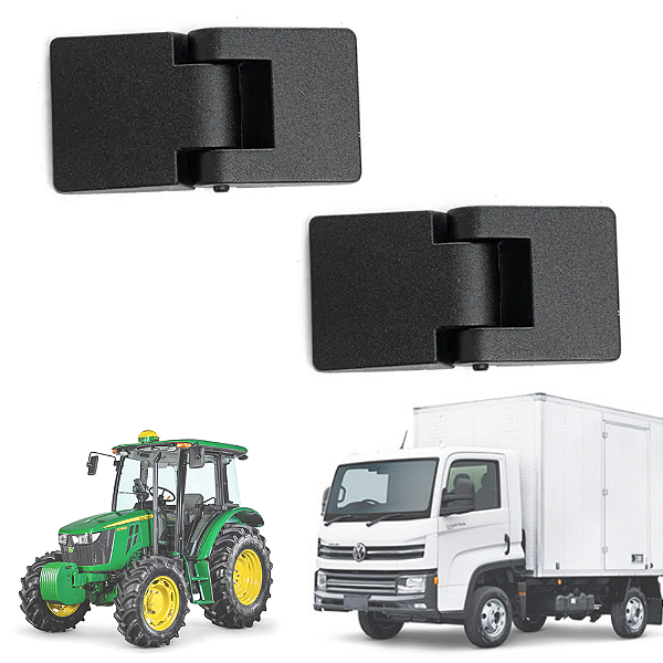 Par 2 Dobradiças Externa Porta Agrícola Baú Cabine Uso Geral - UN / 2 [F103]