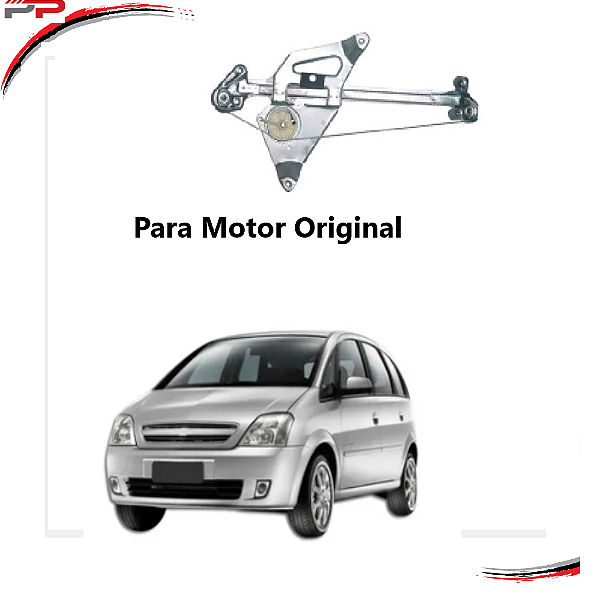 Máquina Vidro S/motor Traseira Esq Meriva 02 A 12 Original [F103]