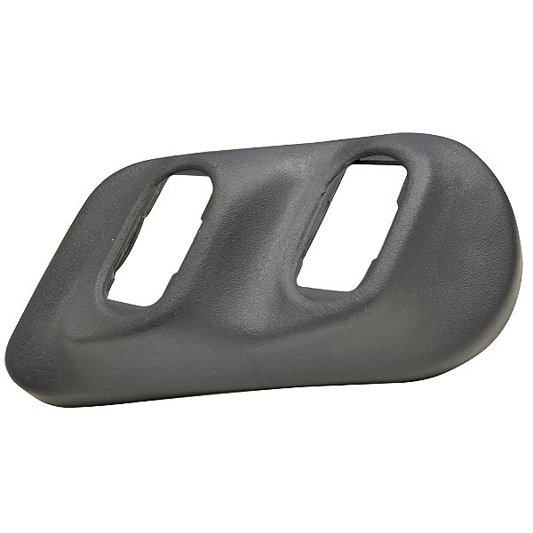 Moldura Interruptor Vidro Elétrico Dupla Red Cinza Uso Geral [F103]
