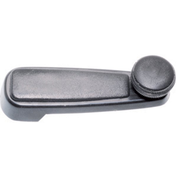 Manivela Regula Vidro - Portas - Plástico Cinza - 16 Estrias - Dir./esq. - Unv40169 [F103]