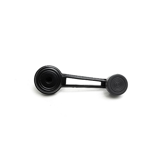 Manivela Reguladora Do Vidro Porta Dianteira - Preto Metal Direita E Esquerda Ford Corcel Gii - Belina Gii - Del Rey [F1