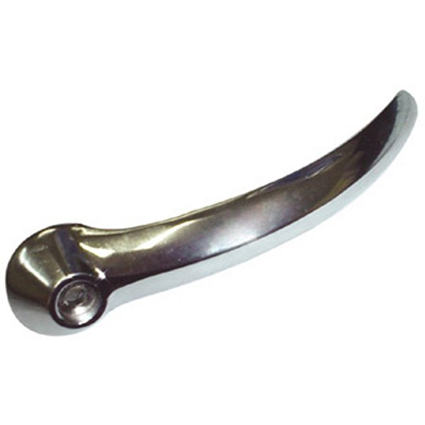 Maçaneta Interna Porta Kombi Até 97 Metal Preta [F103]