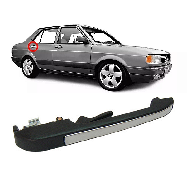 Maçaneta Externa Traseira Direita Metal Santana 1984 à 1991 [F103]