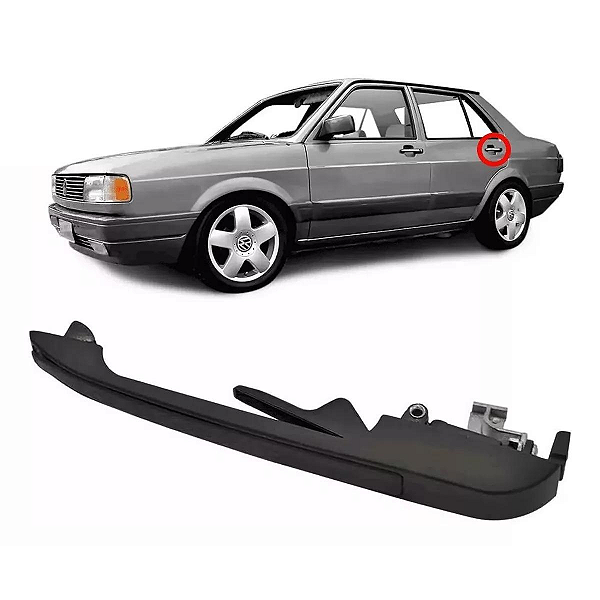 Maçaneta Externa Traseira Esquerda Metal Quantum 1984 à 1991 [F103]