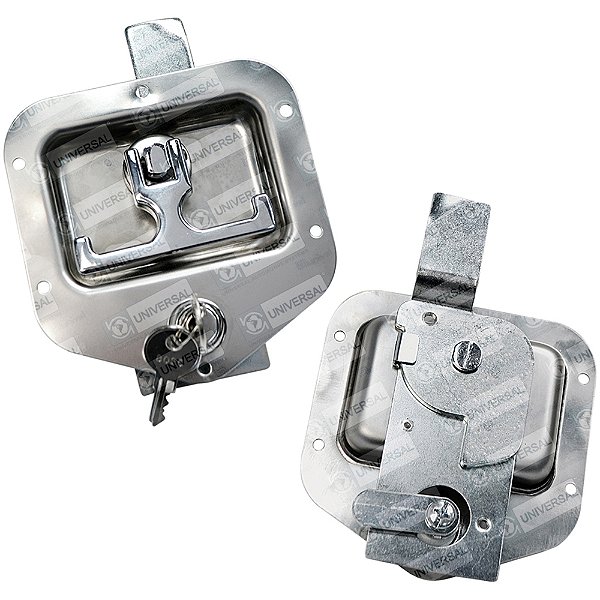 Maçaneta Externa Porta Inox Linha Agrícola Baús [F103]