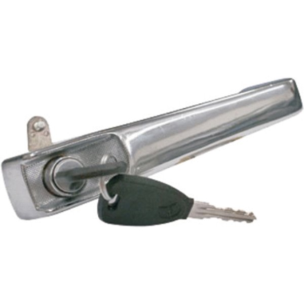 Maçaneta Externa Porta C/ Chave Mb Família Fpn Hpn Cromada [F103]
