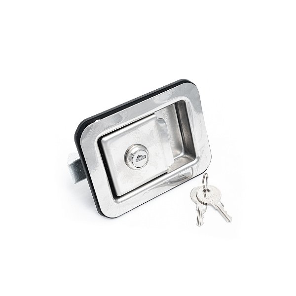 Maçaneta Externa Polído Aço Inox Bagageiros Baús ônibus [F103]