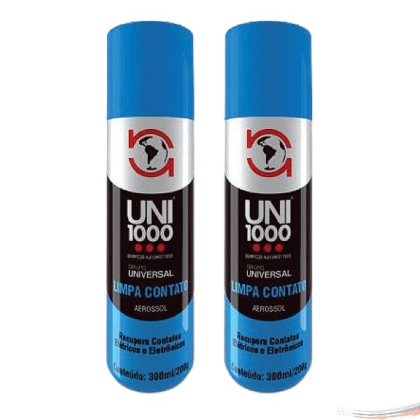 Limpa Contato Elétrico E Eletrônicos Spray 300 Ml 2 Unidades - UN / 2 [F103]