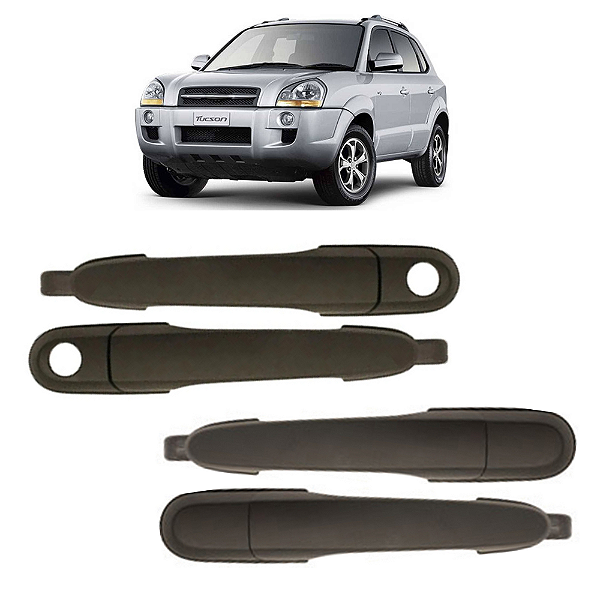 Kit Maçanetas Externa Puxador Todas Portas Tucson 05 A 16 - UN / 4 [F103]