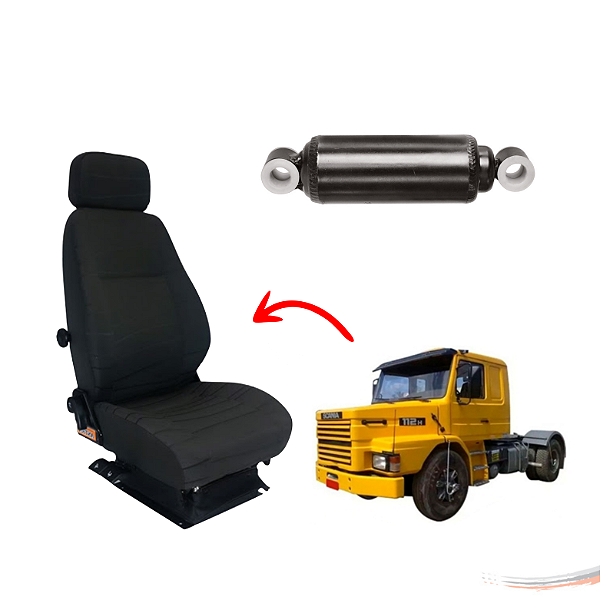 Amortecedor Mola Gás Banco Scania Série 3 90 A 98 [F103]