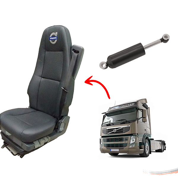 Amortecedor Mola Gás Banco Volvo Nh [F103]