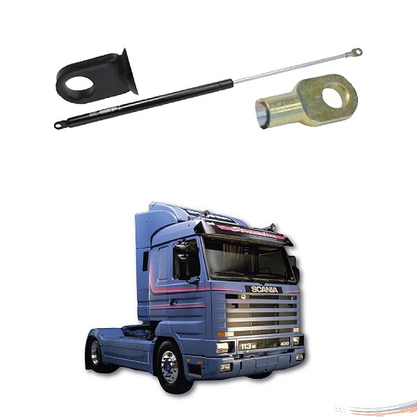 Amortecedor Mola Gás Capô Scania R113 68,5 Cm [F103]