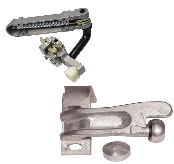 Kit Guia Superior-inferior Porta Meio Corrediça Kombi 97-13 - UN / 2 [F103]