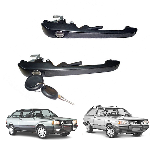 Kit Maçaneta Ext Dianteira Porta Gol Voyage Saveiro 87 à 94 - UN / 2 [F103]