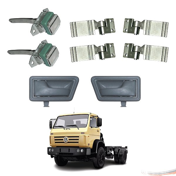 Kit Dobradiças Limitador Maçaneta Interna 2 Portas Vw 13170 [F103]