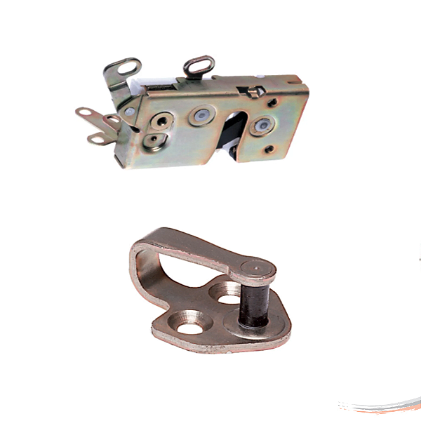 Kit Fechadura + Batente Porta Diant Esquerda Escort 87 A 92 - Kit / 2 [F103]
