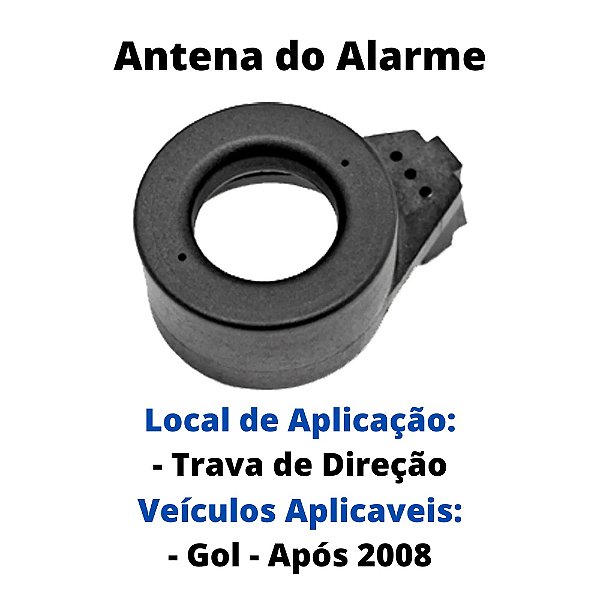 Antena Módulo Alarme Pequeno Trava Direção Gol Após 08 09 10 [F103]