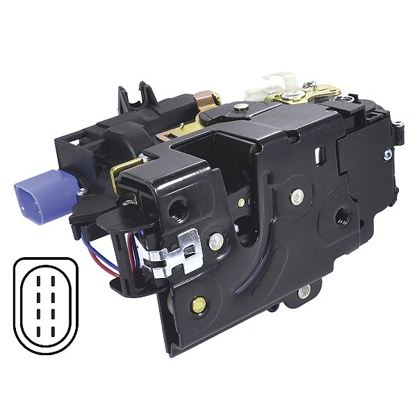 Fechadura Porta Diant Esquerda Polo Hatch Polo Sedan [F103]