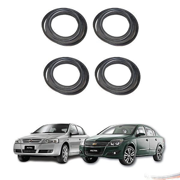 Kit Borrachas 4 Portas Linha Premium Astra Vectra Após 95 - UN / 4 [F103]