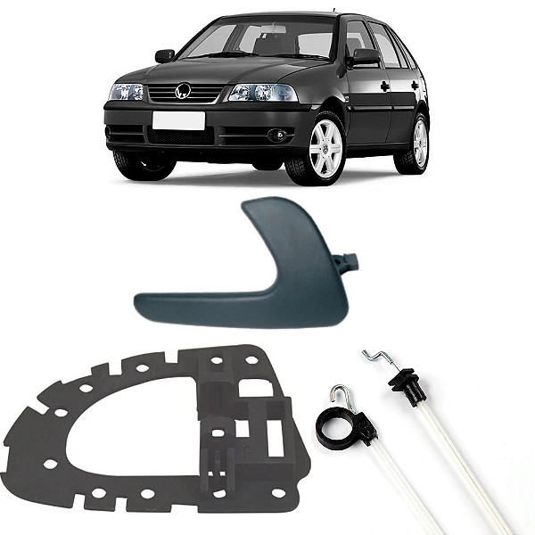Kit Cabo Aciona Suporte Maçaneta Diant Dir Gol G3 94 A 05 - UN / 3 [F103]