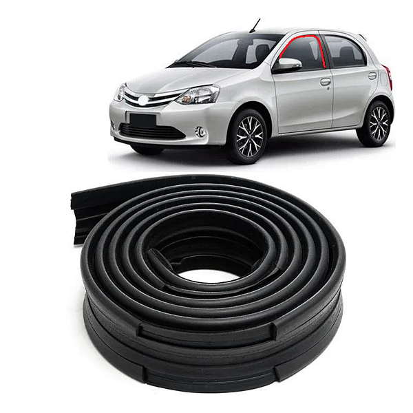 Borracha Vidro Canaleta Porta Dianteira Etios 2013 2014 2015 [F103]