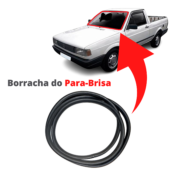 Borracha Do Vidro Dianteiro Parabrisa Saveiro 1982 Até 1997 [F103]