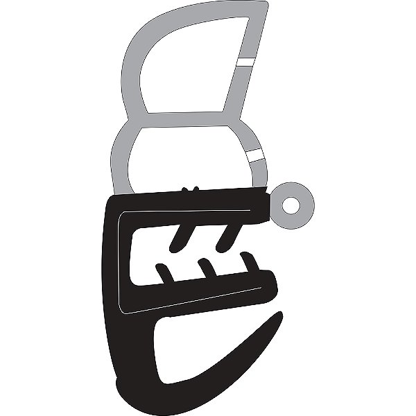 Borrachas Porta Contour Royale Versailles Cinza Claro [F103]