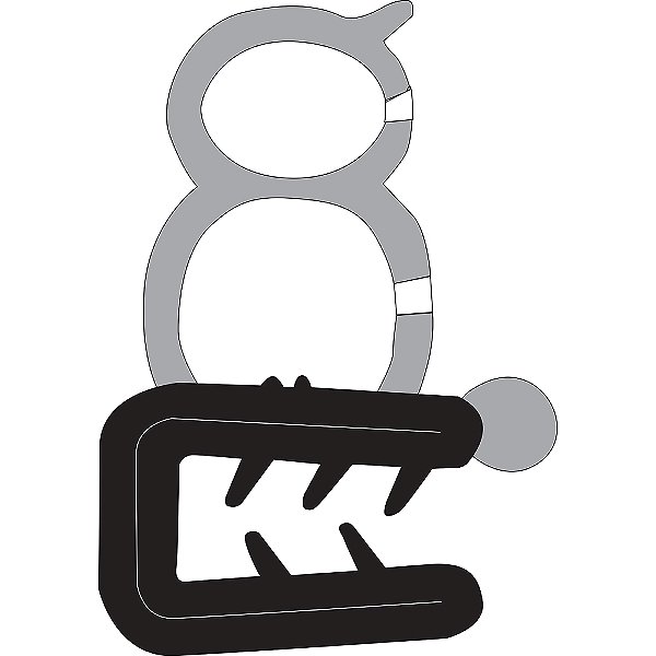 Borracha Da Porta Escort Verona De 1988 A 1992 De 25 Metros [F103]