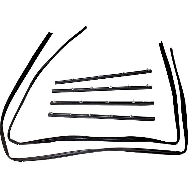 Kit 6 Pçs Canaletas C/pestanas  Porta Pick-up 93 A 98 [F103]