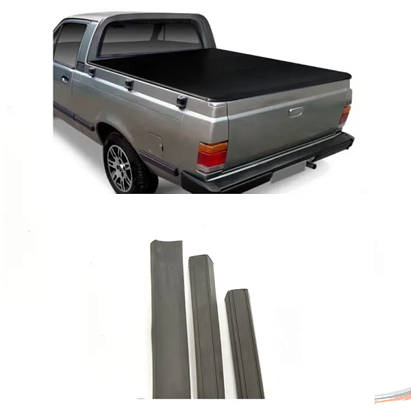 Kit 3 Pçs Borrachas Da Caçamba Chevy 500 Todos [F103]