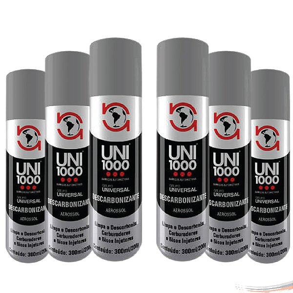 Descarbonizante Limpa Bicos Injetores E Carburadores 6 Unid - UN / 6 [F103]
