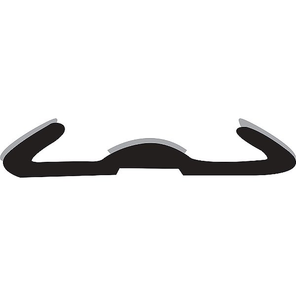 Canaleta Da Porta Monza Hatch Classic E Sedan Rolo 25mts [F103]