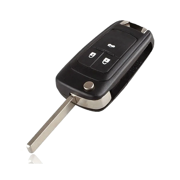 Carcaça Chave Canivete Oca 3 Botões Onix S-10 Sonic Após 12 [F103]