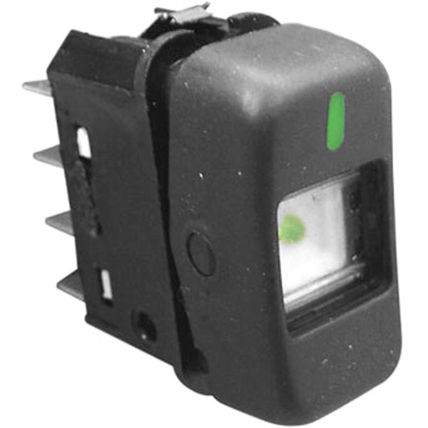 Interruptor Tecla (24v) Preta Mercedes Caminhões ônibus [F103]