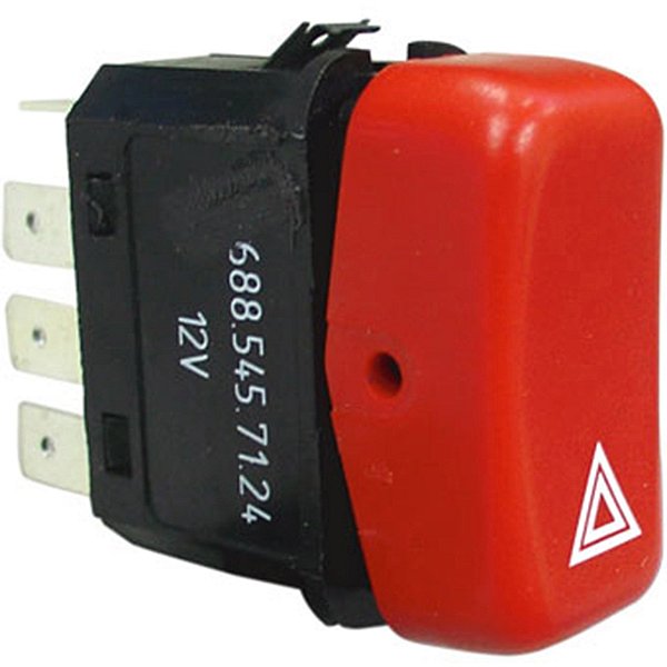 Interruptor Luz Emerg 12v Mercedes Caminhões E ônibus Ap 88 [F103]