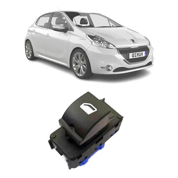 Botão Vidro Elétrico Interruptor P/ Peugeot 208 Após 2013 [F103]