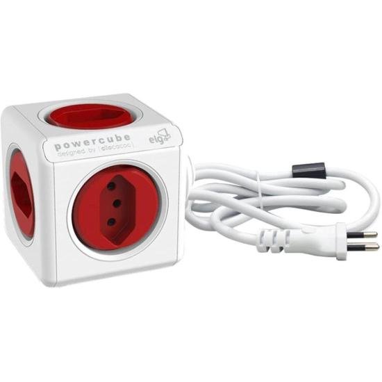 Adaptador Benjamim Múltiplo Powercube PWC-X5/3M Bivolt ELG [F002]