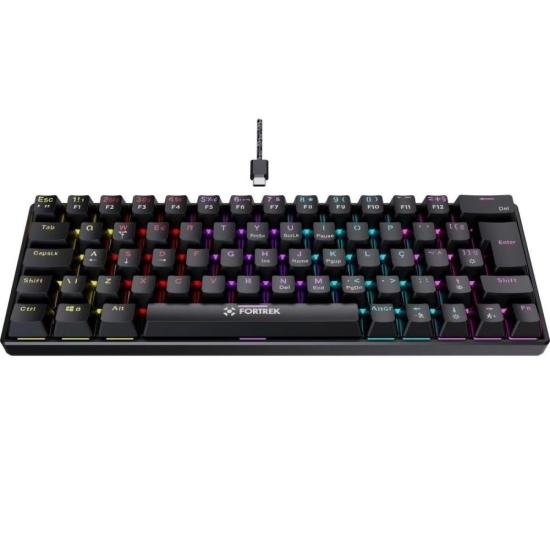 Teclado Gamer Mecânico Fortrek Gravity 65 Compact Switch Outemu Red [F002]