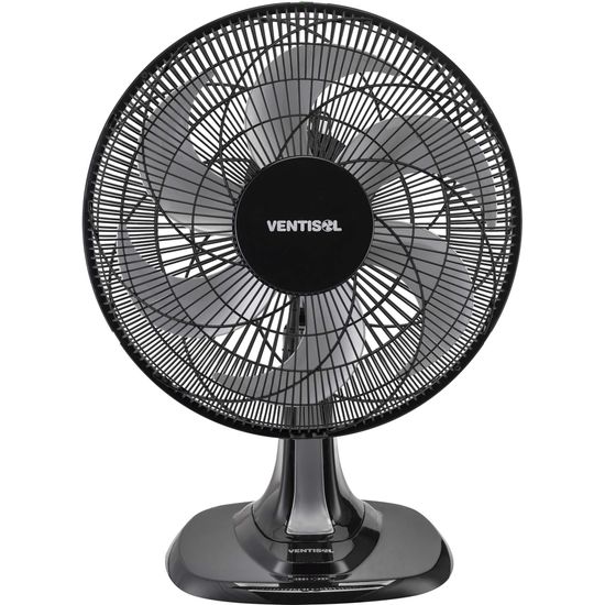 Ventilador de Mesa Ventisol Turbo 6 40cm Preto/Cinza 127v [F002]