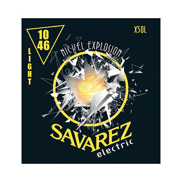Encordoamento Guitarra Savarez Nickel Explosion Plated X50L [F035]