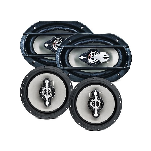 Kit Facil Par 6pol 4r Par 6x9pol 4r - 280w Rms Leson [F108]