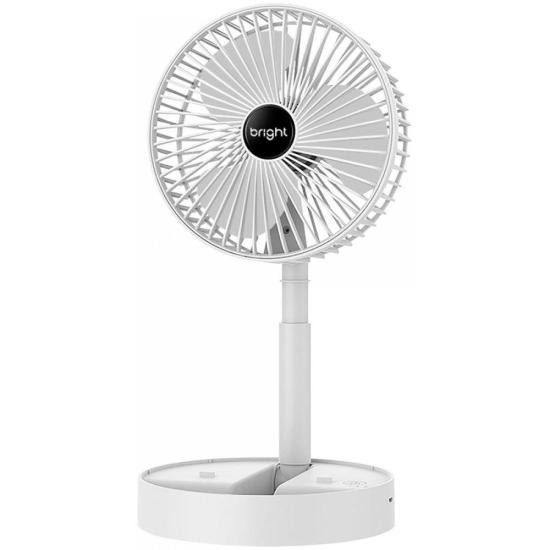Ventilador Portátil Recarregável Bright VN002 Branco [F002]