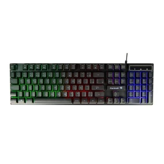 Teclado Gamer Multimidia Fortrek BlackFire New Preto [F002]
