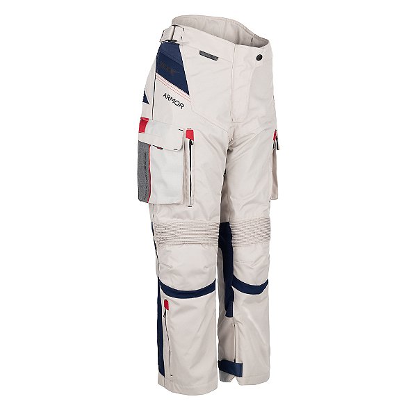 Calca Texx Armor Ld Fem Branc Azul Verm Cinz L [F016]
