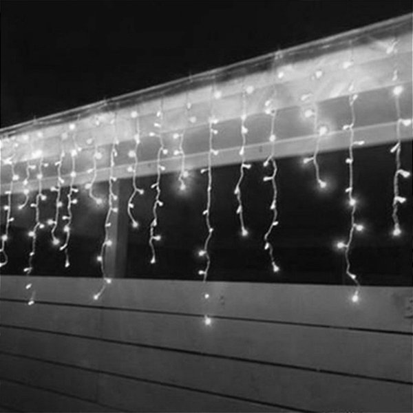 Cascata Com 300 Lampadas Led Pisca Natal - 7 Metros [F102]