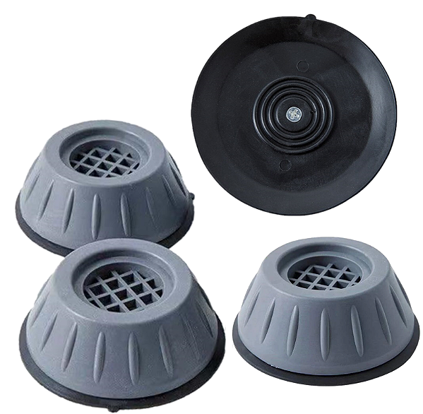 Suporte Para Anti-vibração Para Maquina De Lavar E Secar 4pç [F102]